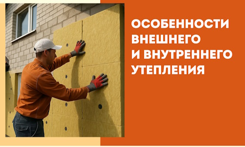 Какие особенности внешнего и внутреннего утепления в Кызыле