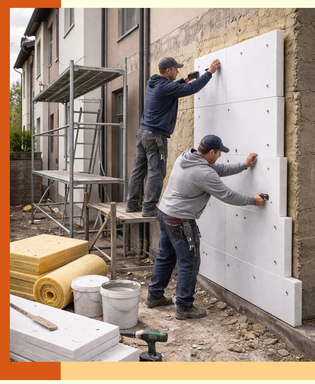 Утепление таунхауса с гарантией комфорта в Кызыле