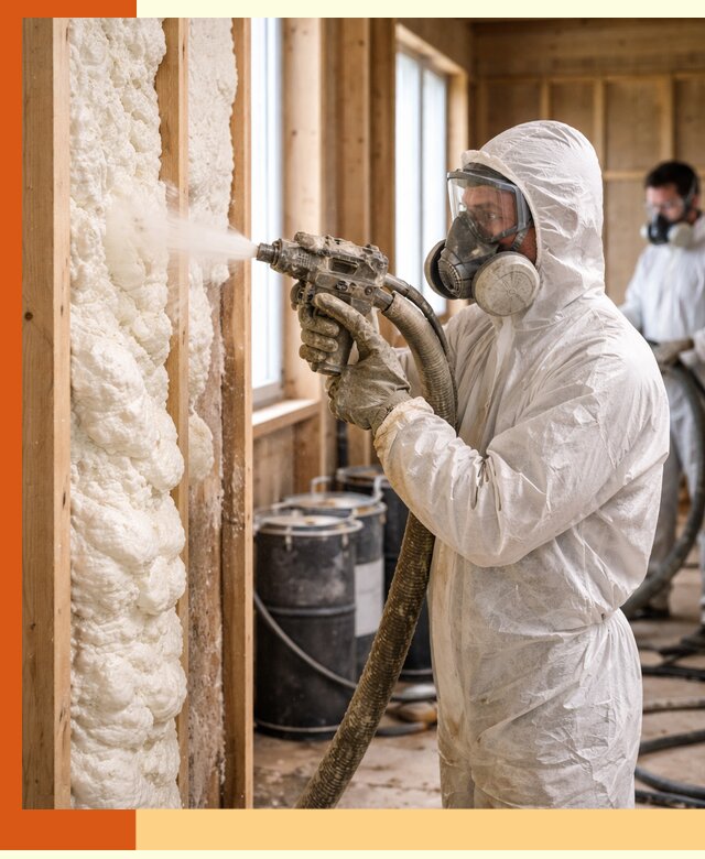 Утепление каркасного дома пенополиуретаном в Кызыле