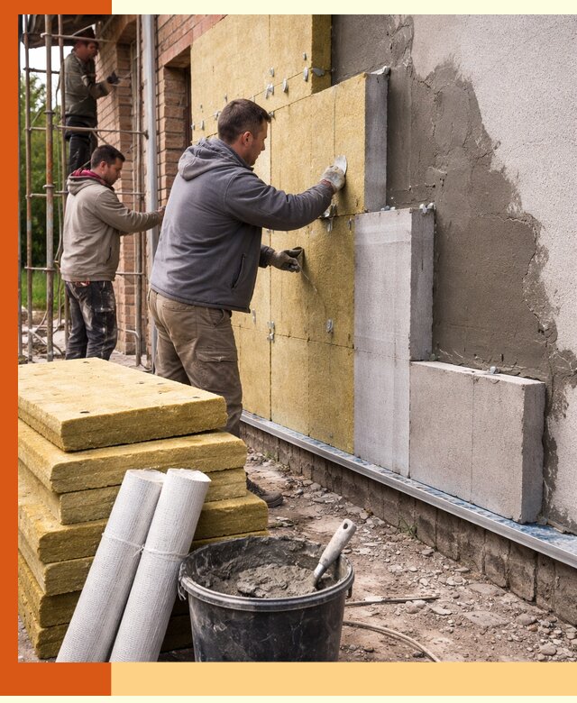 Утепление кирпичного дома под ключ в Кызыле