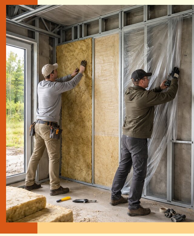 Утепление дома из ЛСТК в Кызыле с гарантией качества и эффективности