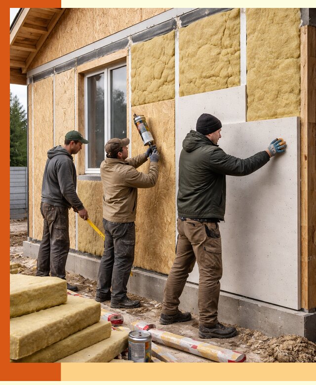 Профессиональное утепление дома из SIP-панелей в Кызыле