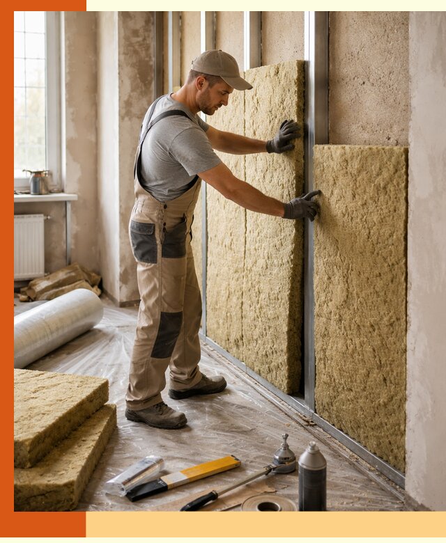 Утепление квартиры в Кызыле — комплексная теплоизоляция стен и полов