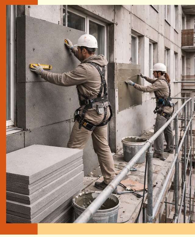 Утепление квартиры снаружи под ключ в Кызыле