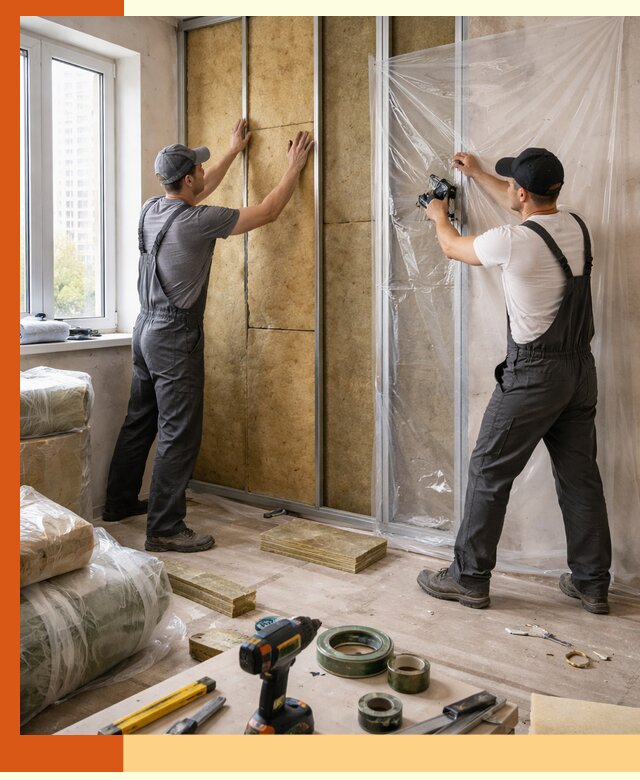 Утепление квартиры изнутри профессионально в Кызыле