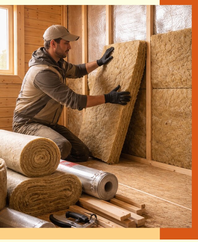 Утепление бани в Кызыле под ключ от 4667 руб./м2 — утеплить потолок, пол и стены | ТепломастерКзл