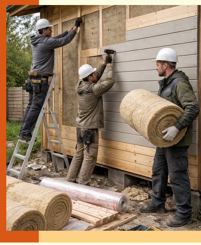 Утепление бани снаружи в Кызыле профессионально и надежно