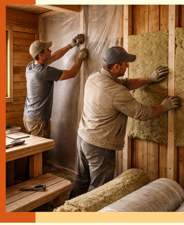 Утепление бани изнутри в Кызыле качественно и недорого