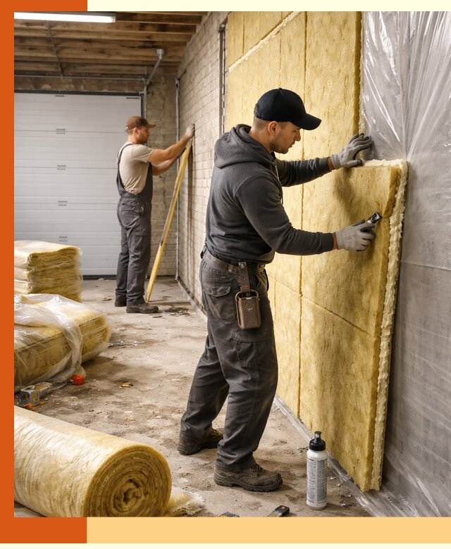 Утепление гаража под ключ в Кызыле — все виды теплоизоляции