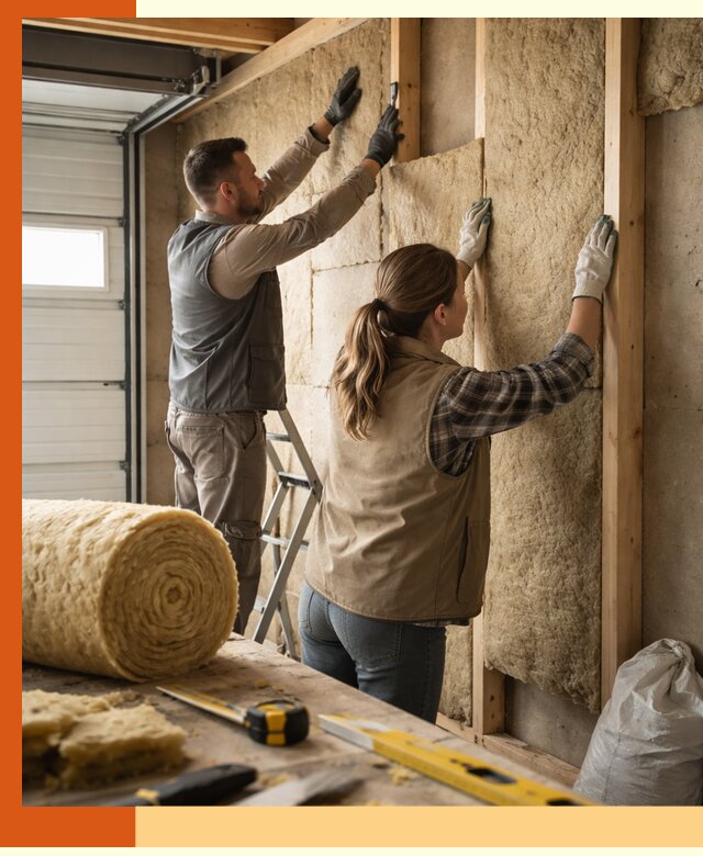 Утепление гаража изнутри в Кызыле: быстро и надежно