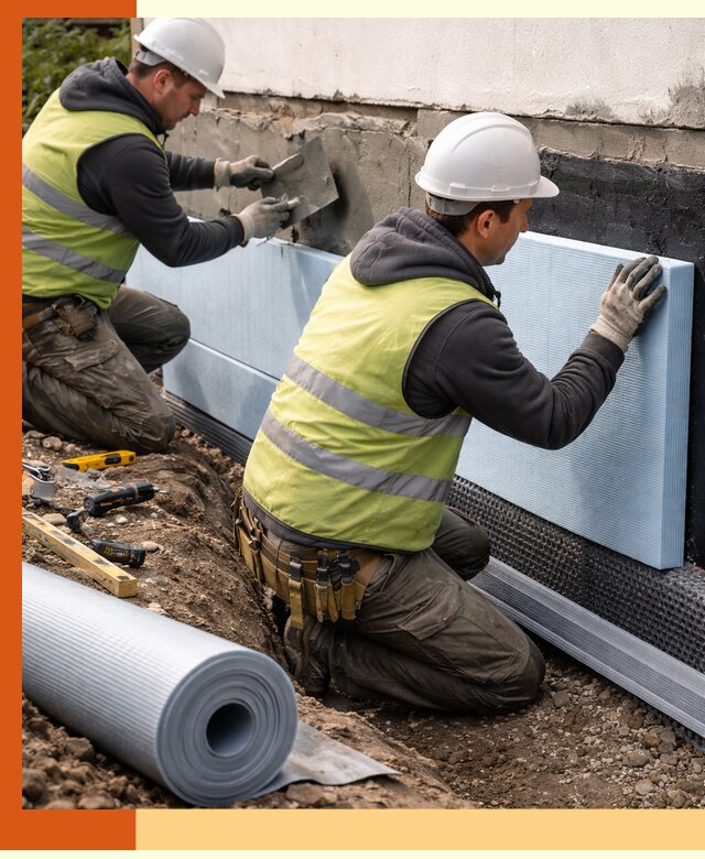 Утепление фундамента снаружи в Кызыле — профессиональная теплоизоляция