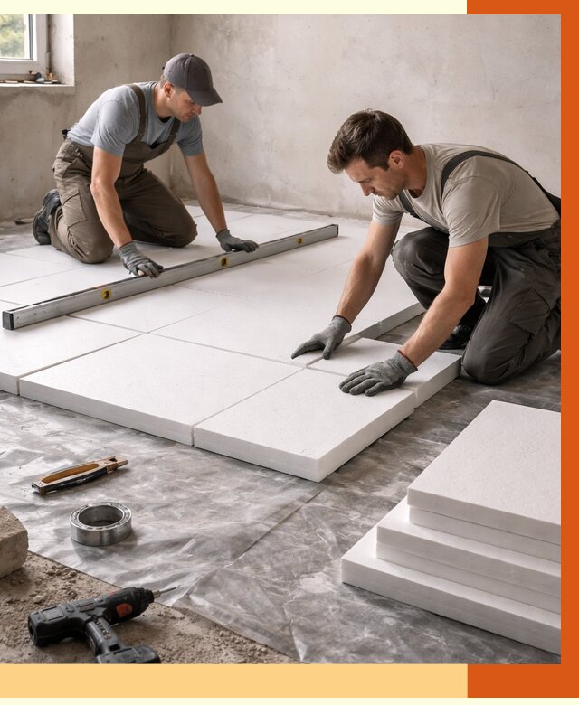 Утепление бетонного пола в Кызыле от 2593 руб/м2 — монтаж и цена | ТепломастерКзл