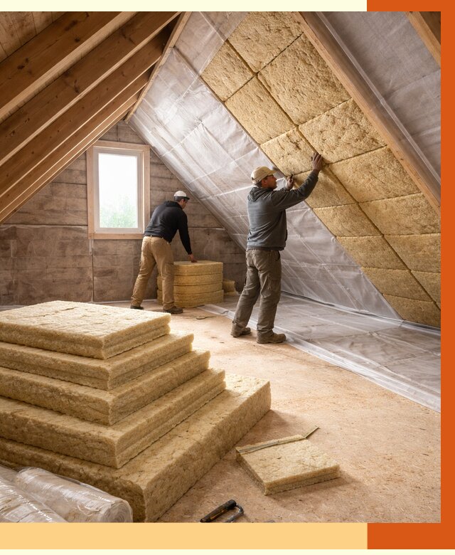 Утепление мансарды в Кызыле от 2593 руб/м2 — комплексно и под ключ | ТепломастерКзл