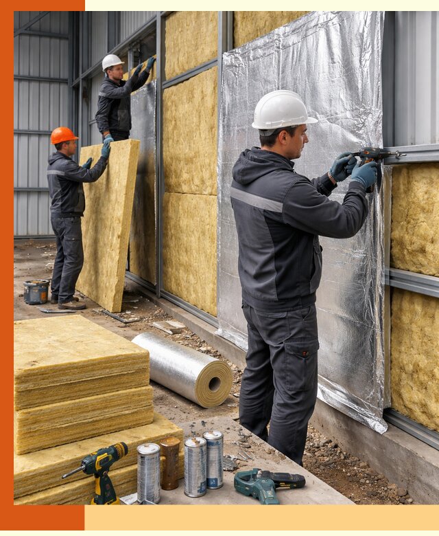 Утепление металлического ангара профессионально в Кызыле