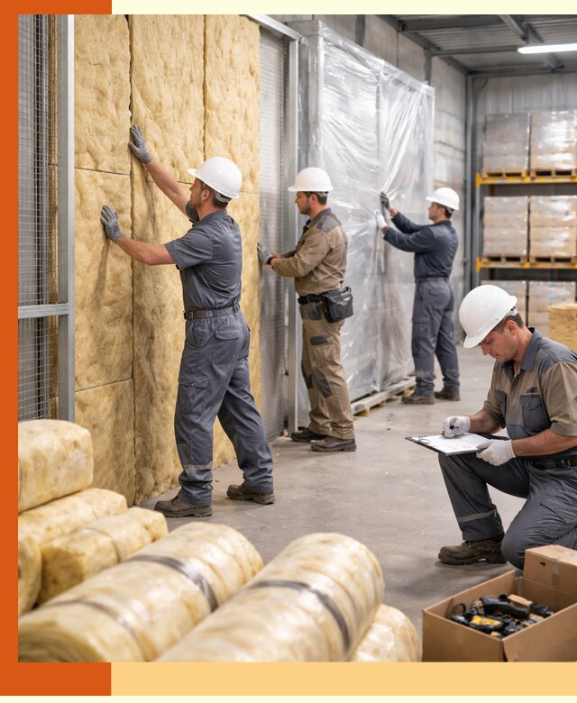 Утепление склада готовой продукции в Кызыле качественно и быстро