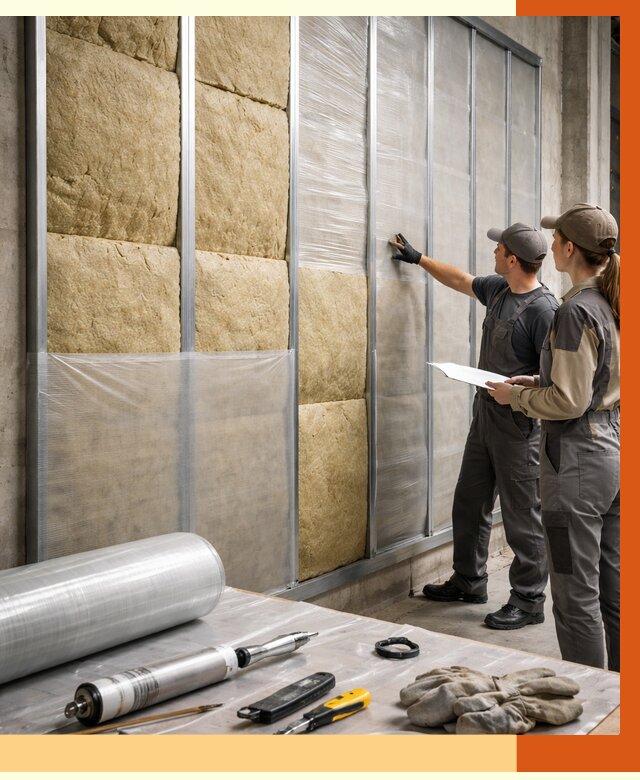 Утепление склада химсырья в Кызыле от 4667 руб. под ключ | ТепломастерКзл