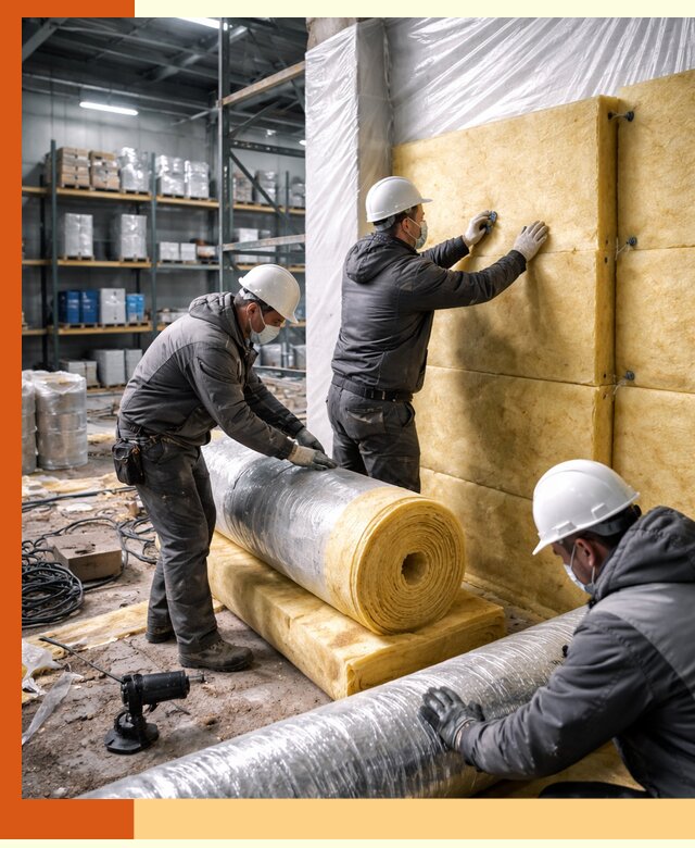 Утепление склада химсырья в Кызыле: безопасная и эффективная изоляция