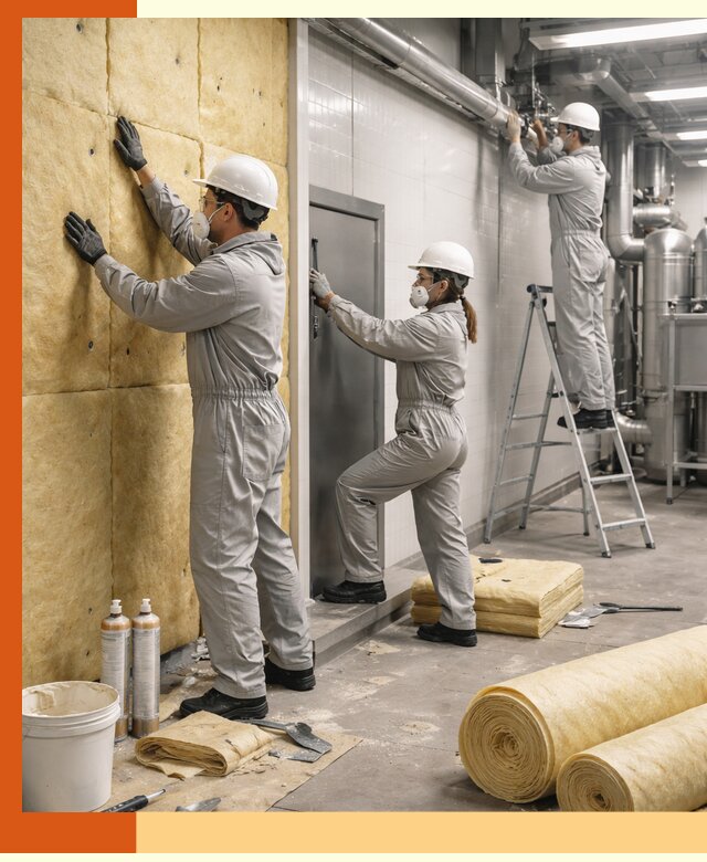 Утепление пищевого цеха под ключ в Кызыле