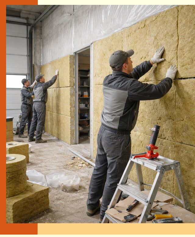 Утепление автосервиса и мастерских в Кызыле качественно и надёжно