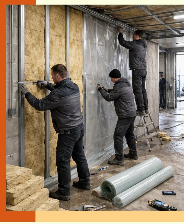 Профессиональное утепление автомойки в Кызыле для любого типа помещений