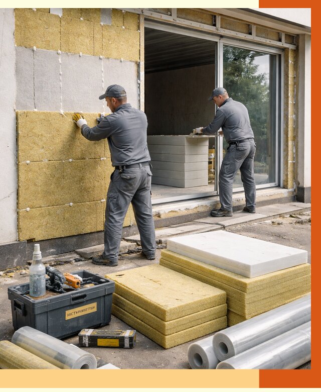 Утепление торгового павильона в Кызыле от 15038 руб./м² под ключ | ТепломастерКзл