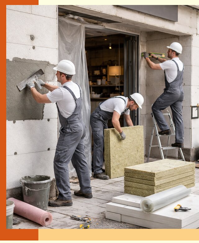 Утепление кафе в Кызыле: профессиональная теплоизоляция и монтаж