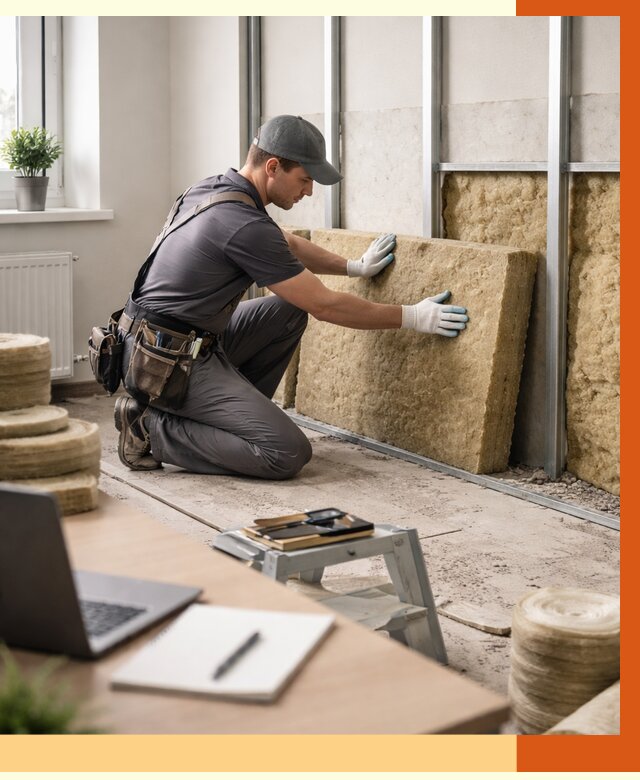 Утепление офиса в Кызыле от 4667 руб/м2 — комплексное утепление офиса под ключ | ТепломастерКзл