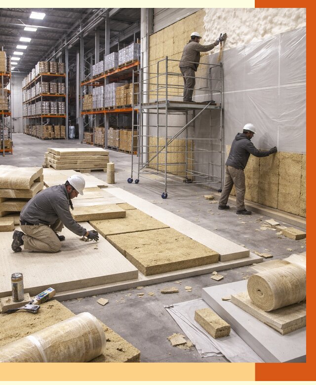 Утепление складского терминала в Кызыле от 7778 руб./м² под ключ | ТепломастерКзл