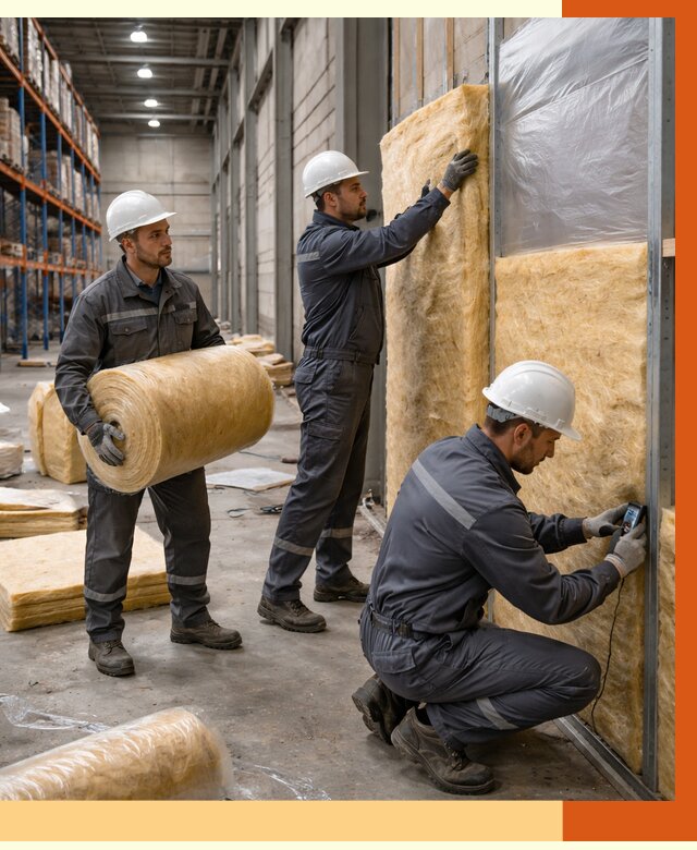 Утепление логистического центра в Кызыле от 4667 руб/м² под ключ | ТепломастерКзл