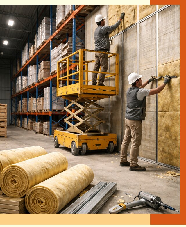 Утепление торгового склада в Кызыле от 3319 руб/м2 — комплексно и под ключ | ТепломастерКзл