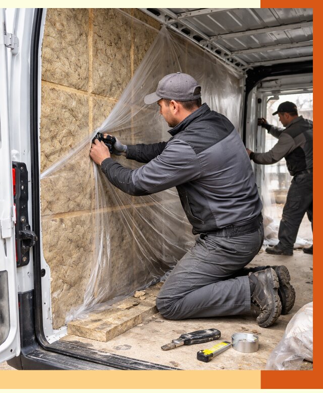 Утепление фургона в Кызыле от 17112 руб/м2 — утепление фургона ППУ и кузова | ТепломастерКзл