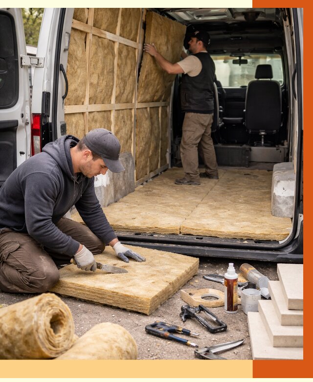 Утепление кемпера в Кызыле под ключ от 12445 руб. — профессионально | ТепломастерКзл