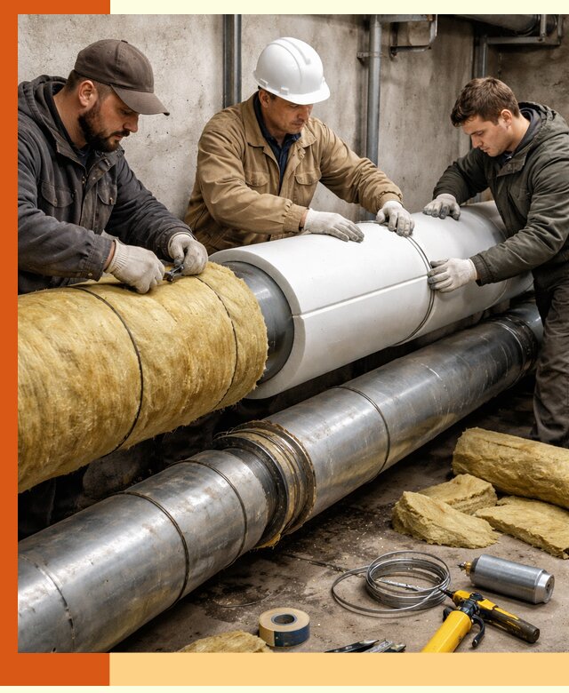 Утепление трубопровода в Кызыле с гарантией энергоэффективности