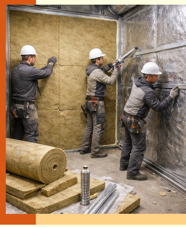 Утепление венткамеры в Кызыле — качественная теплоизоляция и шумопоглощение