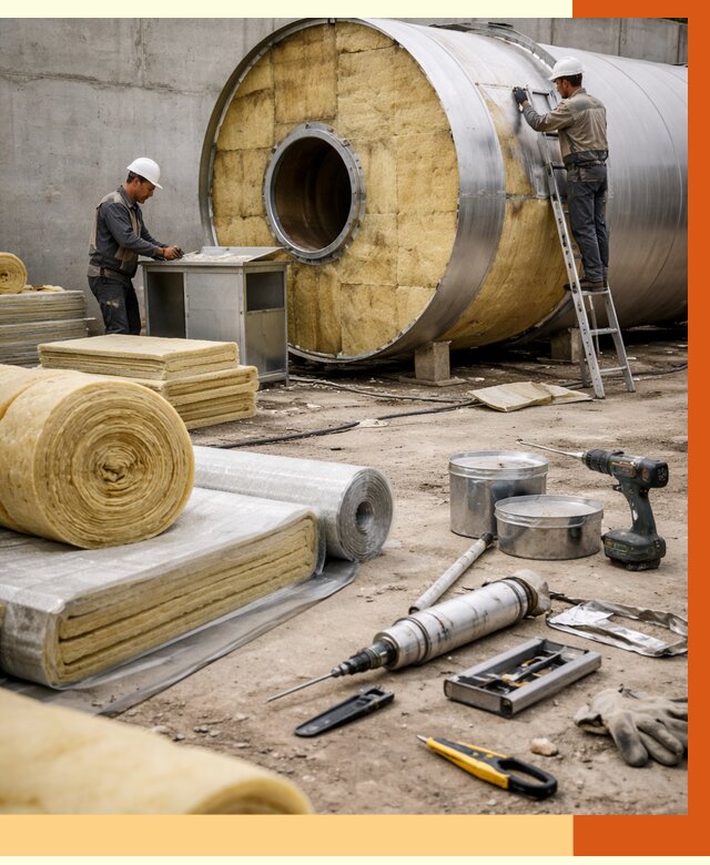 Утепление резервуара с топливом в Кызыле от 28520 руб. под ключ | ТепломастерКзл