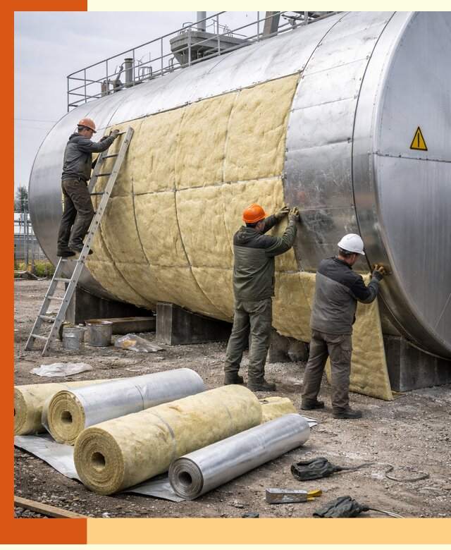 Утепление резервуаров с топливом в Кызыле надежно и экономично