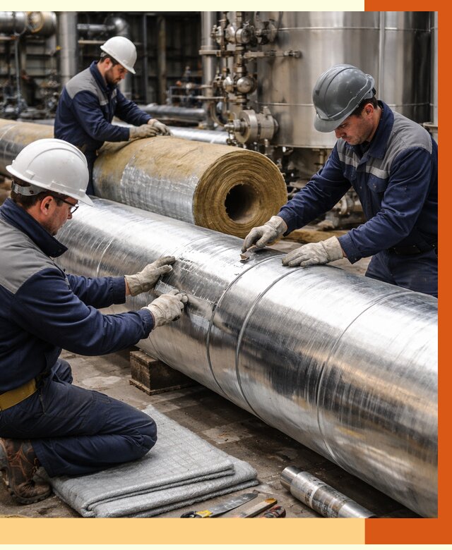 Утепление технологического оборудования в Кызыле от 4356 руб. за м2 | ТепломастерКзл