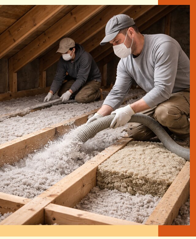 Заполнение полостей чердачного перекрытия в Кызыле от 4667 руб. | ТепломастерКзл
