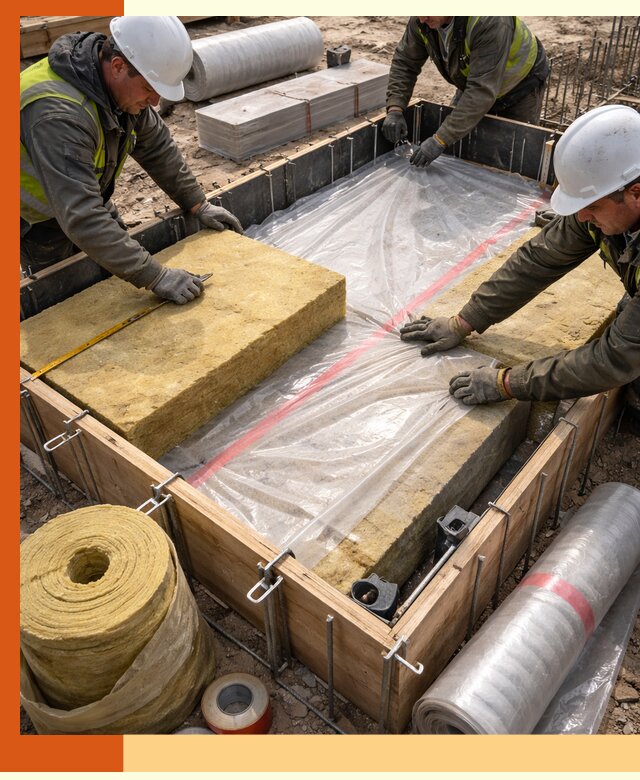 Теплоизоляция опалубки для строительства в Кызыле