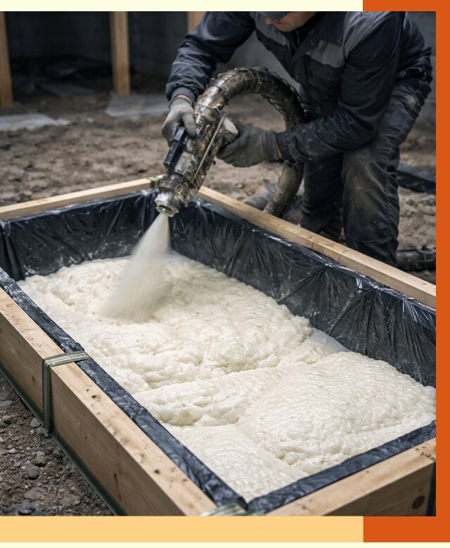 Заливка ППУ в формы в Кызыле от 2593 руб. — утепление форм под ключ | ТепломастерКзл