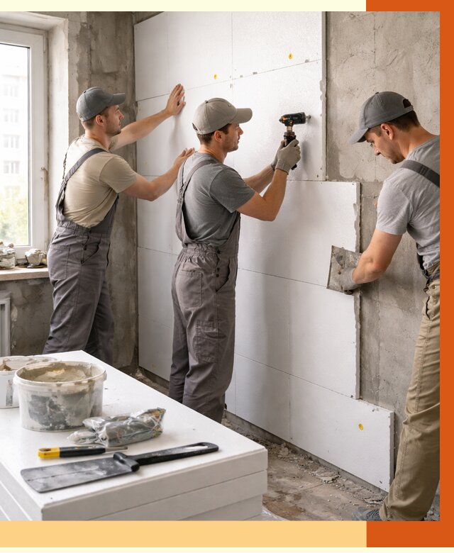 Утепление пенопластом домов и стен в Кызыле от 1919 руб. — ТепломастерКзл