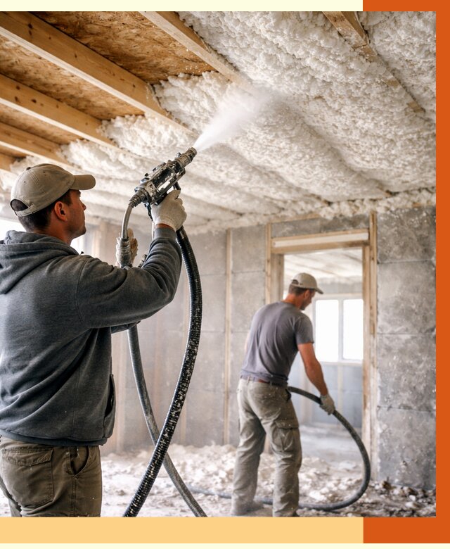 Утепление пеноизолом в Кызыле от 1659 руб./м2 под ключ | ТепломастерКзл