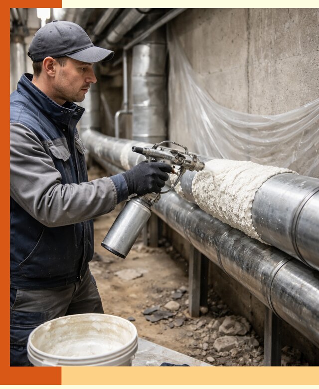 Утепление труб жидкой теплоизоляцией в Кызыле