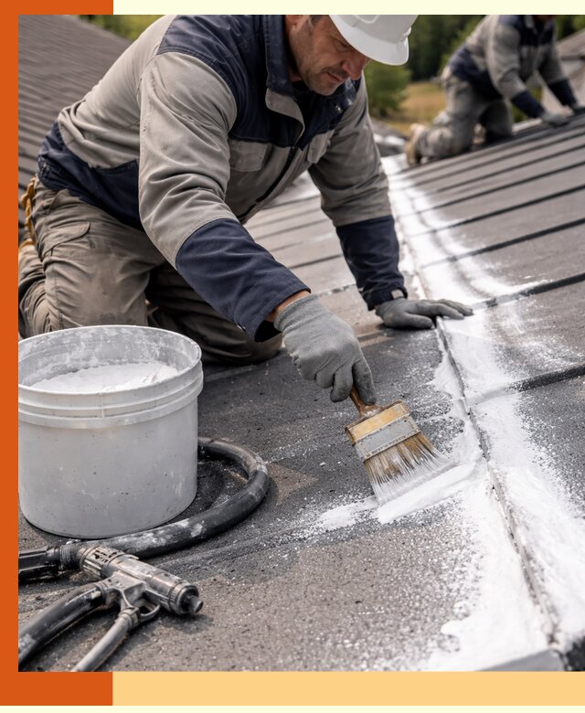 Утепление кровли жидкой теплоизоляцией в Кызыле