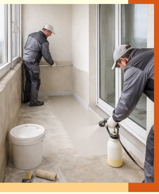 Утепление балкона жидкой теплоизоляцией в Кызыле от 5963 руб./м2 | ТепломастерКзл