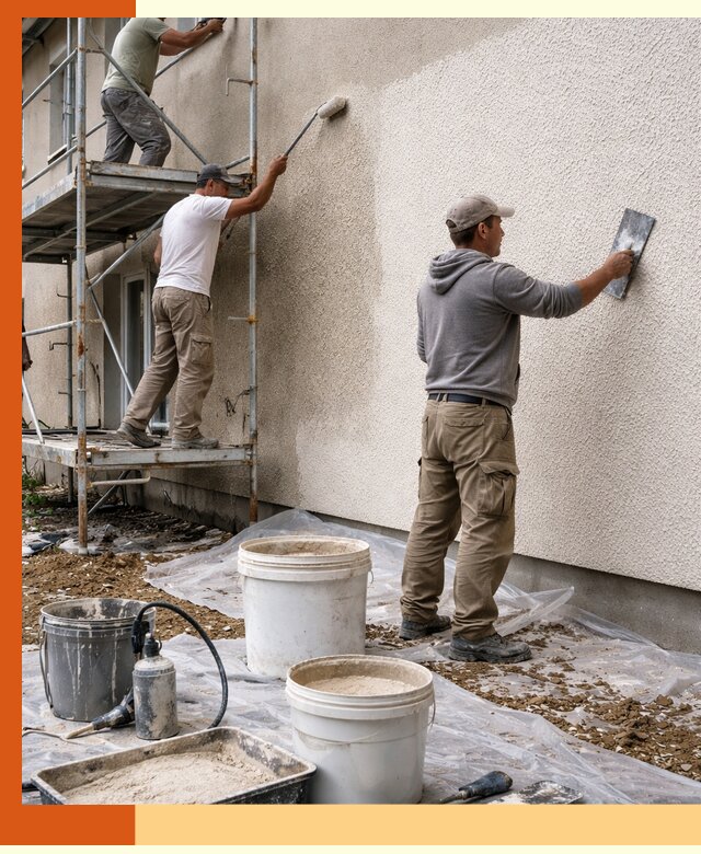 Утепление фасада жидкой пробкой в Кызыле