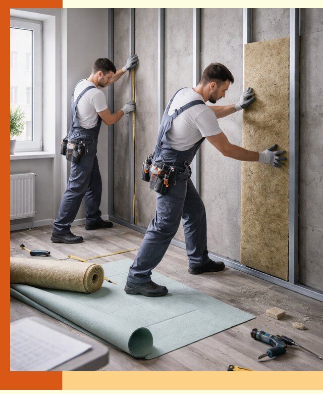 Шумоизоляция квартиры под ключ в Кызыле — профессионально и гарантированно