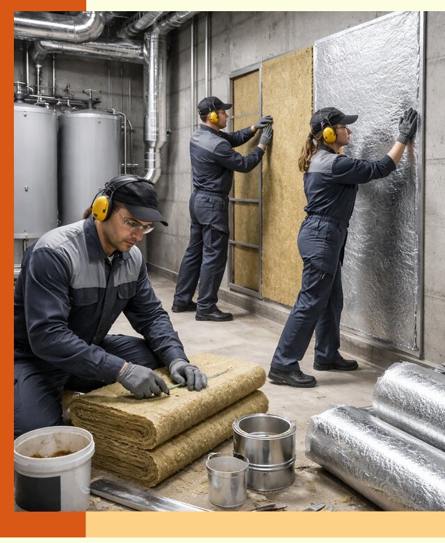 Шумоизоляция котельной в Кызыле: профессиональный монтаж и материалы