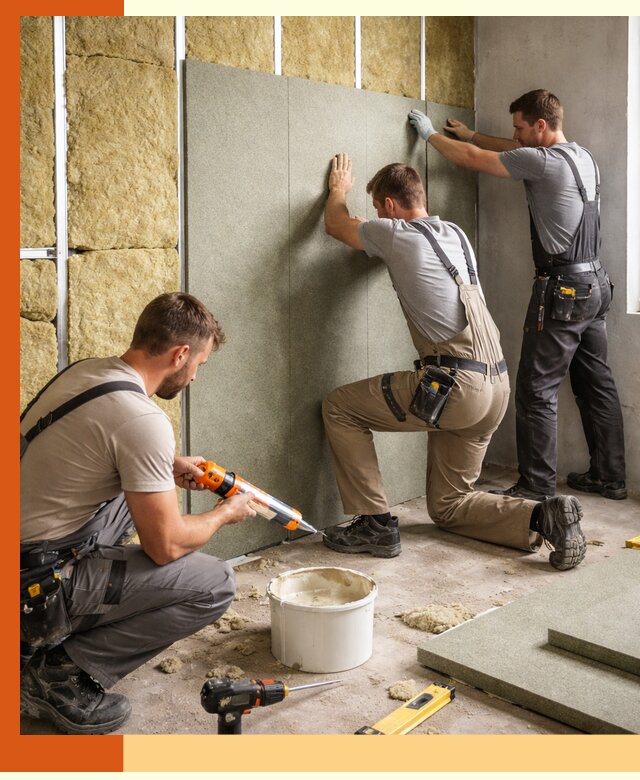 Профессиональная шумоизоляция стен в Кызыле для квартир и домов