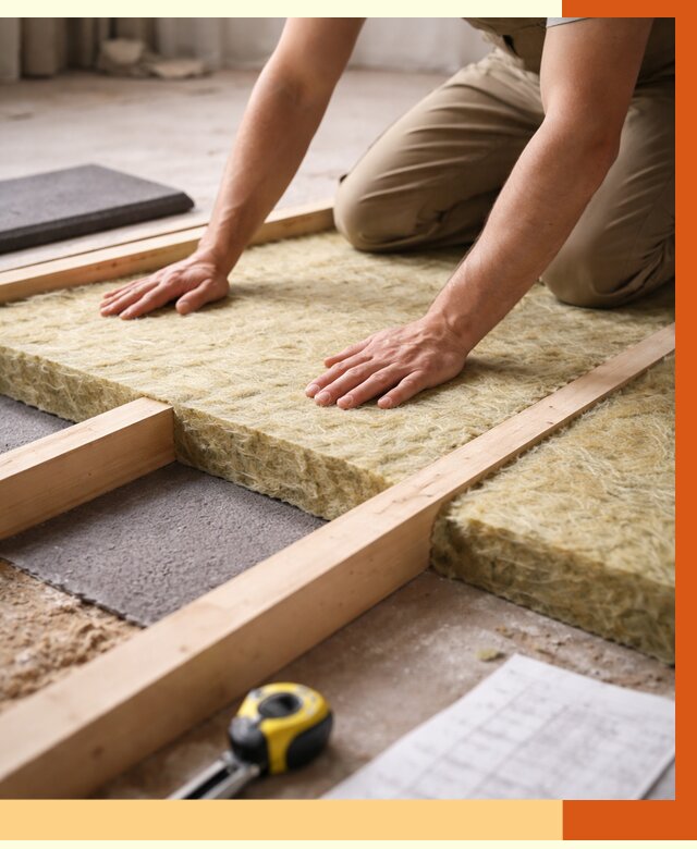 Шумоизоляция пола в Кызыле от 1296 руб./м² — профессиональная звукоизоляция | ТепломастерКзл